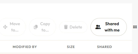 Files screen